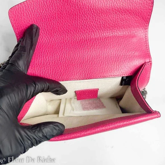 💛SOLD🖤 Gucci Dionysus Small Pink Shoulder Bag - Picture 3 of 5